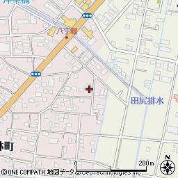 静岡県浜松市中央区東若林町1349周辺の地図