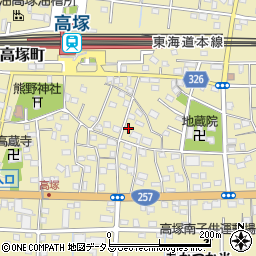 静岡県浜松市中央区高塚町4604周辺の地図