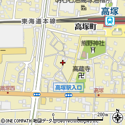 静岡県浜松市中央区高塚町4725周辺の地図
