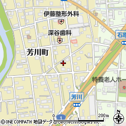 静岡県浜松市中央区芳川町454周辺の地図