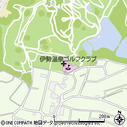 伊勢温泉ゴルフクラブ周辺の地図
