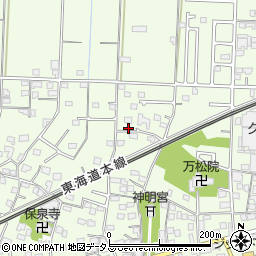 静岡県浜松市中央区篠原町959周辺の地図