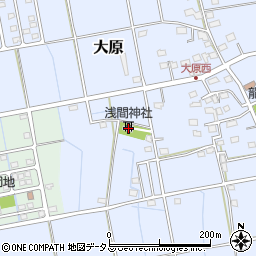 静岡県磐田市大原3318周辺の地図