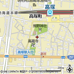静岡県浜松市中央区高塚町4703周辺の地図