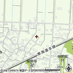 静岡県浜松市中央区篠原町1190周辺の地図