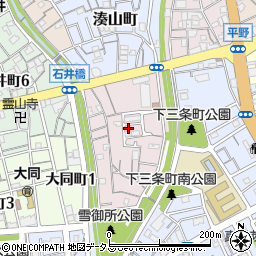 兵庫県神戸市兵庫区雪御所町8-7周辺の地図