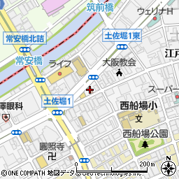 大阪消防振興協会　コールセンター周辺の地図