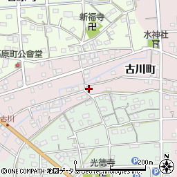 静岡県浜松市中央区古川町217周辺の地図
