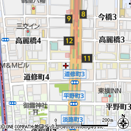 トーコーライナーサービス株式会社大阪事務所周辺の地図