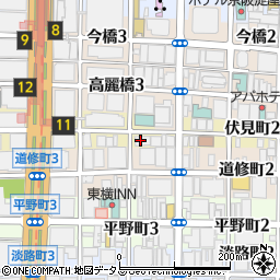 株式会社エイエルピイエス　大阪営業所周辺の地図
