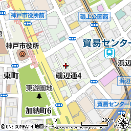 アパタワーズ神戸三宮周辺の地図