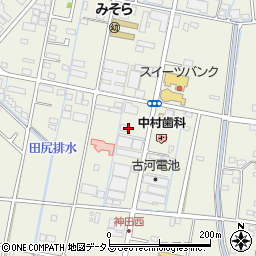 静岡県浜松市中央区神田町525周辺の地図