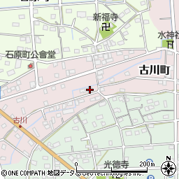 静岡県浜松市中央区古川町203周辺の地図