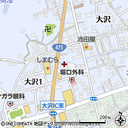 静岡県牧之原市大沢602周辺の地図