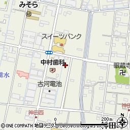 静岡県浜松市中央区神田町579周辺の地図