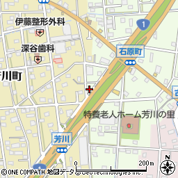 静岡県浜松市中央区石原町685周辺の地図