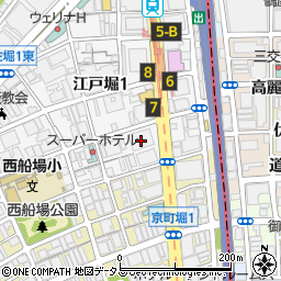 株式会社上毛新聞社　大阪支社周辺の地図