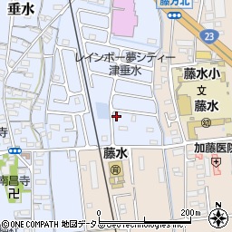 三重県津市垂水962-1周辺の地図