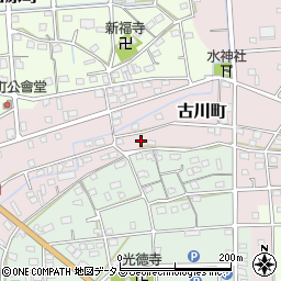 静岡県浜松市中央区古川町223周辺の地図