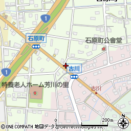 静岡県浜松市中央区石原町553周辺の地図