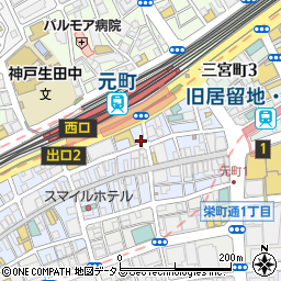 パラカ元町通第２駐車場周辺の地図