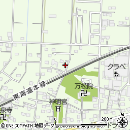 静岡県浜松市中央区篠原町1218周辺の地図