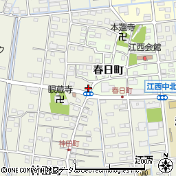 静岡県浜松市中央区神田町227周辺の地図
