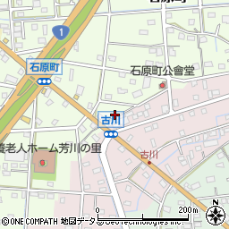 静岡県浜松市中央区石原町556周辺の地図