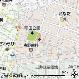 〒577-0004 大阪府東大阪市稲田新町の地図