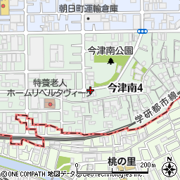 大阪府大阪市鶴見区今津南4丁目1周辺の地図