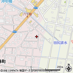 静岡県浜松市中央区東若林町1350周辺の地図