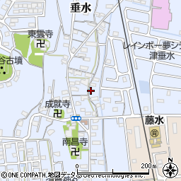 三重県津市垂水845周辺の地図