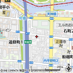 大阪洋装洋品協同組合周辺の地図