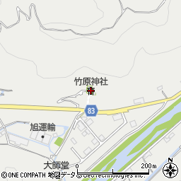 竹原神社周辺の地図