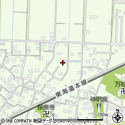 静岡県浜松市中央区篠原町993周辺の地図