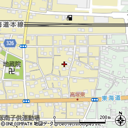 静岡県浜松市中央区高塚町4376周辺の地図
