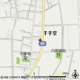 静岡県磐田市千手堂742-2周辺の地図