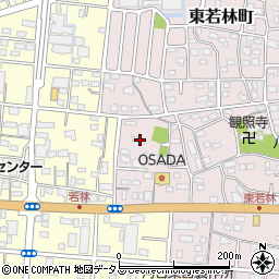 静岡県浜松市中央区東若林町998周辺の地図