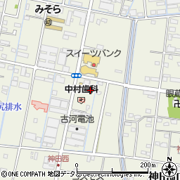 静岡県浜松市中央区神田町551周辺の地図