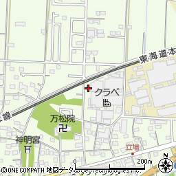 静岡県浜松市中央区篠原町136周辺の地図