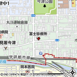 富士診療所周辺の地図