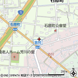 静岡県浜松市中央区石原町557周辺の地図