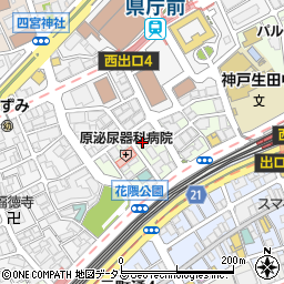 兵庫県土地改良事業団体連合会管理部周辺の地図