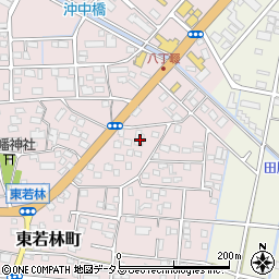 静岡県浜松市中央区東若林町1332周辺の地図