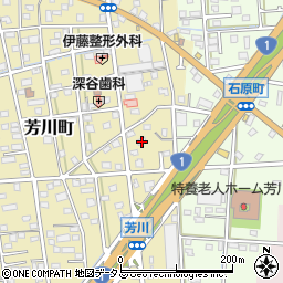 静岡県浜松市中央区芳川町469周辺の地図