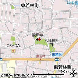 静岡県浜松市中央区東若林町1167周辺の地図