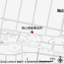 梅山東組集会所周辺の地図