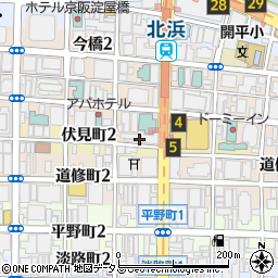 株式会社じほう　大阪支局周辺の地図