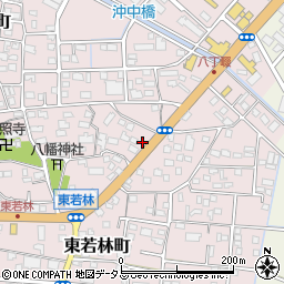静岡県浜松市中央区東若林町1137周辺の地図