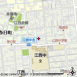 静岡県浜松市中央区神田町124周辺の地図